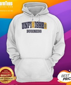 Alt Text: Awesome Unfinished Business Notre Dame Fighting Irish hoodie featuring vibrant team colors and logo design.