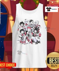 Awesome Women of Street Fighter Gamer Tank Top featuring iconic female characters from the popular video game series.