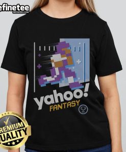 Awesome Yahoo Fantasy Ladies Tee featuring a stylish design perfect for female fantasy sports fans.