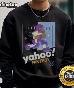 Awesome Yahoo Fantasy Sweatshirt featuring a stylish design, perfect for fans of fantasy sports and casual wear.