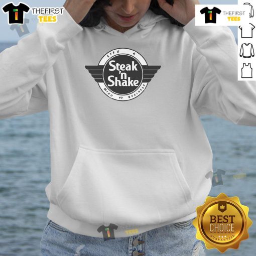 Awesomesteak-N-Shake logo hoodie featuring a stylish design and vibrant colors, perfect for fans of the brand.