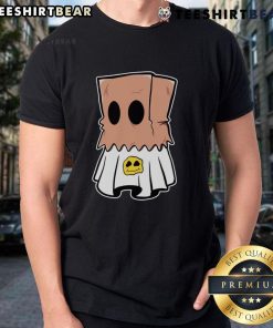 Cute Ghost Halloween T-Shirt featuring a friendly ghost design perfect for festive celebrations and spooky season fun.