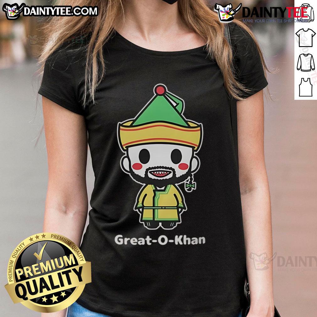 Cute Great O Khan Drawn Khan 9 Chibi Ladies Tee