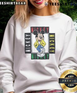 Vintage 80s Cute Mickey Mouse sweatshirt featuring colorful graphics, perfect for retro fashion lovers.