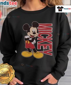 Adorable 90s Mickey Mouse sweatshirt featuring vibrant colors and classic design, perfect for vintage fashion lovers.