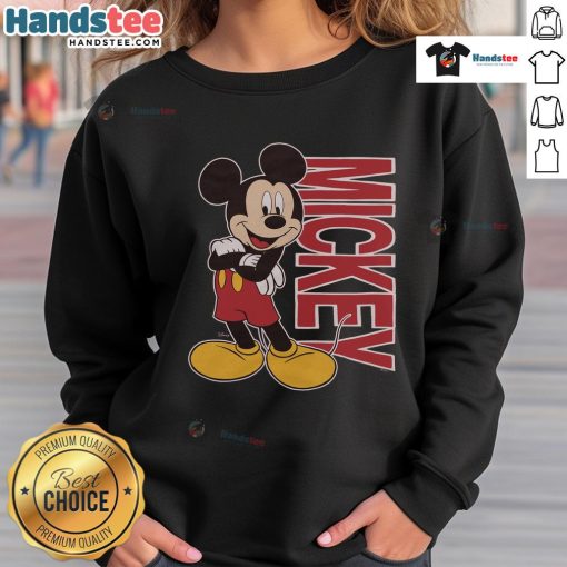 Adorable 90s Mickey Mouse sweatshirt featuring vibrant colors and classic design, perfect for vintage fashion lovers.