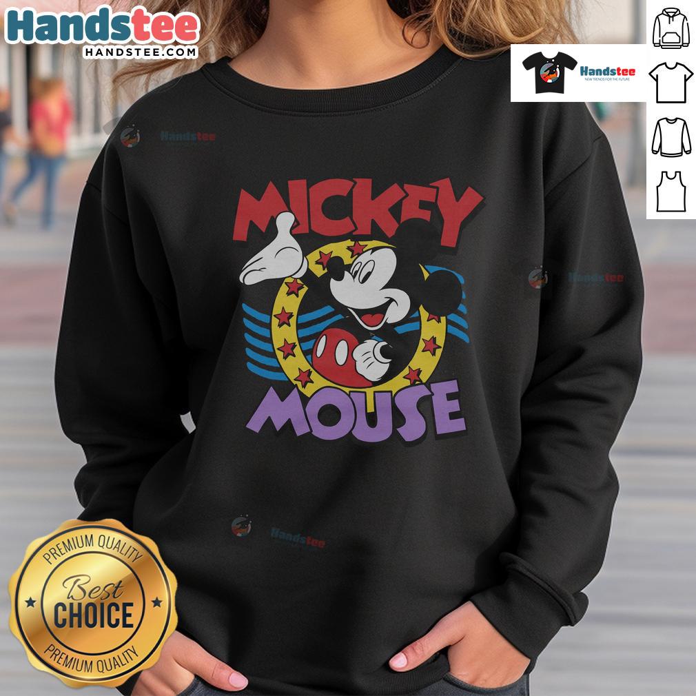 Cute Mickey Mouse Stars Sweatshirt Cute Mickey Mouse Stars Sweatshirt featuring a playful design with Mickey Mouse and colorful star graphics.