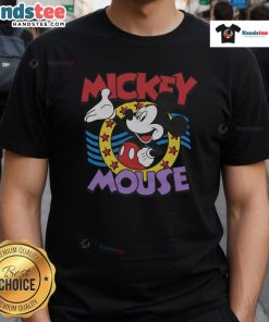 Alt Text: Cute Mickey Mouse stars t-shirt featuring a playful design with Mickey Mouse and colorful star graphics for kids.