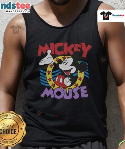 Cute Mickey Mouse stars tank top featuring a playful design perfect for Disney fans and casual summer wear.
