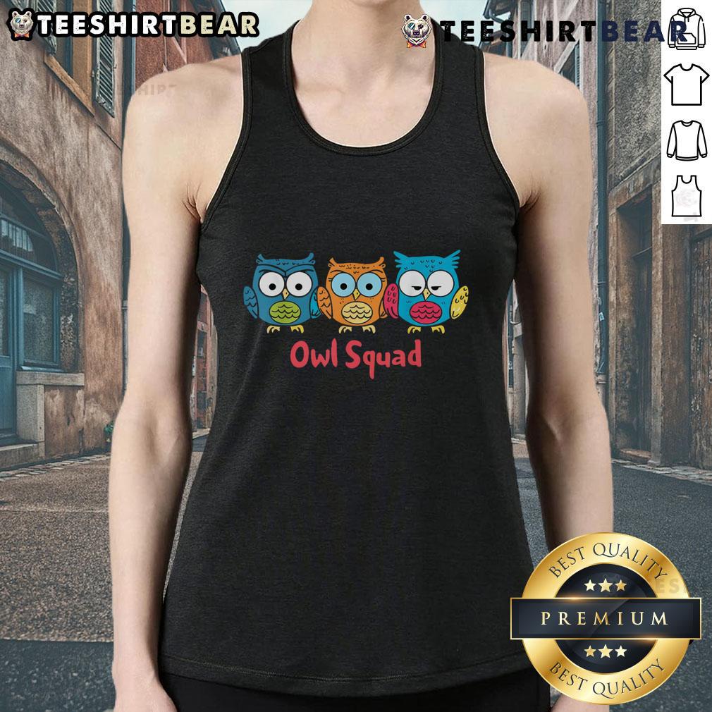 Cute Owl Squad Tank Top Cute Owl Squad Tank Top featuring adorable owl graphics, perfect for casual wear and owl lovers. Stylish and comfortable!