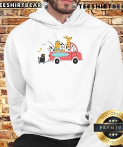 Cute pets traveling in a cozy hoodie, showcasing their adorable style on an adventure.