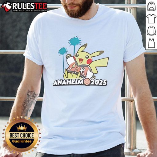 Alt Text: Cute Pokmon Go Anaheim 2025 T-Shirt featuring vibrant graphics and playful design for fans and trainers alike.