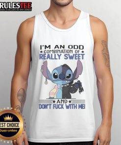 Alt Text: Cute Stitch tank top featuring a playful design that blends sweetness with a bold attitude. Perfect for casual wear.