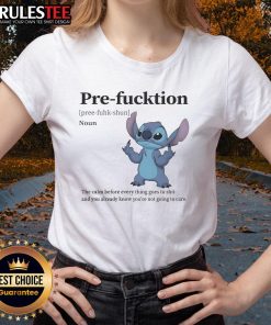 Adorable ladies tee featuring 'The Calm Before Everything Goes To Shit' design, perfect for casual wear and humor lovers.