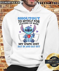 Alt Text: Cozy hoodie featuring Cute Stitch Sleep design, perfect for self-love and daily motivation.