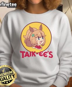 Cute Taik Ees Logo Sweatshirt featuring a vibrant design and cozy fit, perfect for casual wear.