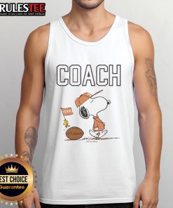 Alt Text: Cute Texas Snoopy Coach tank top featuring Texas Longhorns design, perfect for fans and summer style.