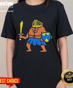 Stylish Cute The Warrior Art Ladies Tee featuring vibrant graphics and comfortable fit for everyday wear.