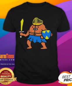 Cute The Warrior Art T-Shirt featuring a colorful warrior design, perfect for fans of unique graphic tees.