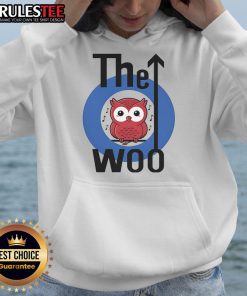 Cute The Woo Owl Logo Hoodie featuring a whimsical owl design on a cozy sweatshirt, perfect for owl lovers.