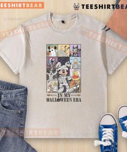 Vintage Disney Halloween-era washed t-shirt featuring cute characters, perfect for festive seasonal outfits.