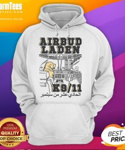 Stylish Funny Airbud Laden K911 Hoodie featuring a playful dog design, perfect for pet lovers and casual wear.