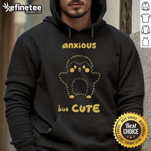 Adorable finch hoodie featuring a funny, anxious bird design, perfect for cozy and stylish outfits.