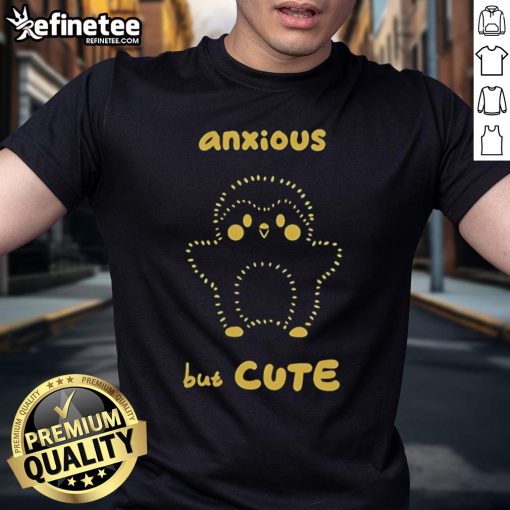 Funny anxious but cute finch t-shirt featuring a quirky bird design, perfect for bird lovers and casual wear.