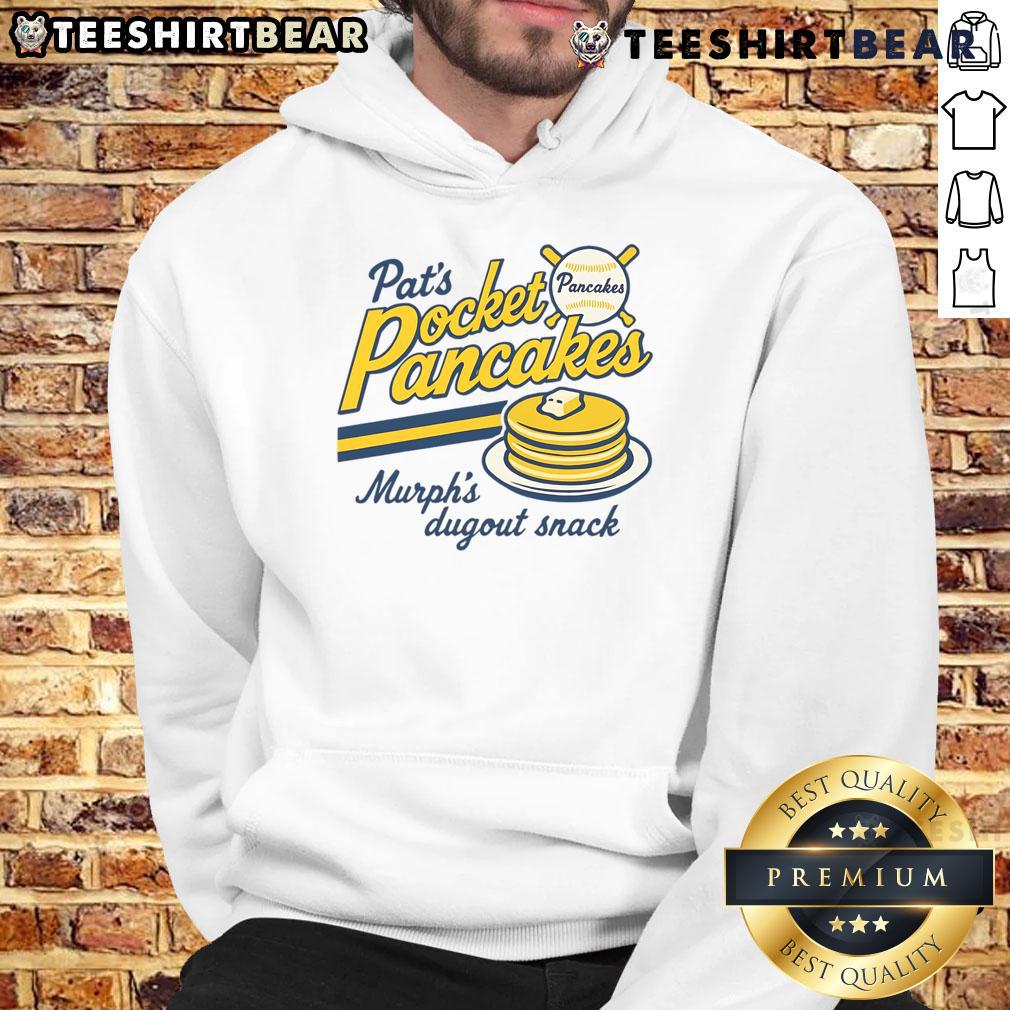 Funny Baseball Pancakes Food Sports Vintage Hoodie Funny baseball pancakes on a plate, paired with a vintage hoodie, perfect for sports lovers and foodies alike.