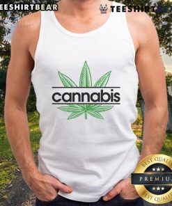 Funny cannabis tank top featuring a humorous design, perfect for casual wear and showcasing your love for cannabis culture.