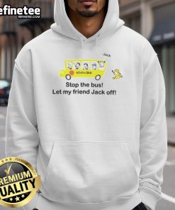 Alt Text: Funny Danny Duncan Stop The Bus hoodie featuring vibrant graphics and a humorous design for fans.