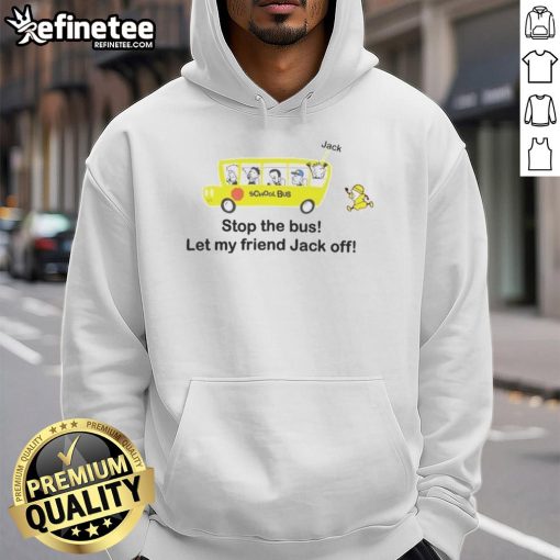 Alt Text: Funny Danny Duncan Stop The Bus hoodie featuring vibrant graphics and a humorous design for fans.