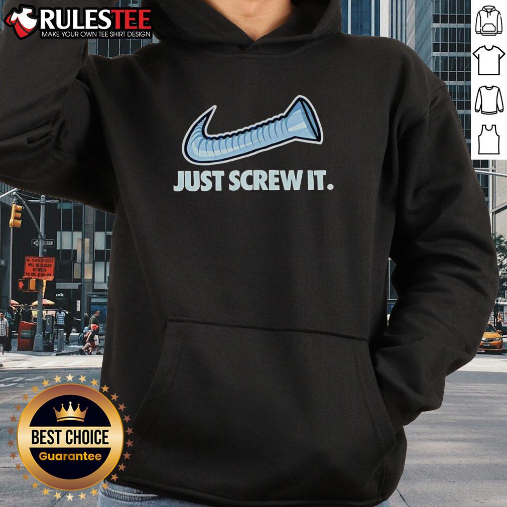 Funny Dj Screw Just Screw It Hoodie Alt Text: Funny DJ Screw Just Screw It Hoodie featuring a vibrant design and playful graphics, perfect for music lovers.