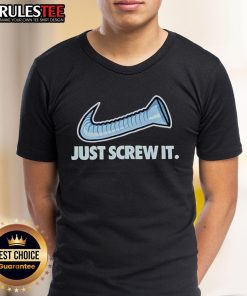 Alt Text: Funny DJ Screw Just Screw It T-Shirt featuring a colorful graphic design, perfect for music lovers and fans of DJ Screw.