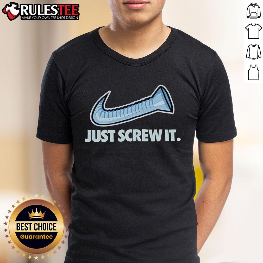 Funny Dj Screw Just Screw It T Shirt Alt Text: Funny DJ Screw Just Screw It T-Shirt featuring a colorful graphic design, perfect for music lovers and fans of DJ Screw.