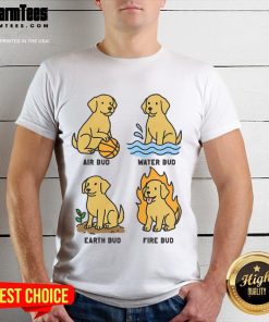 Funny Elemental Bud Cute Dog T-Shirt featuring an adorable dog design, perfect for pet lovers and casual wear.