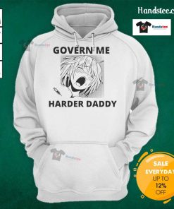 Funny Govern Me Harder Daddy Anime Hoodie featuring vibrant graphics and a stylish design, perfect for anime fans.