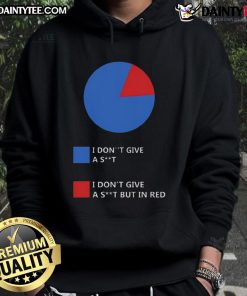 Funny I Don't Give A Shit Chart Hoodie featuring a humorous graphic design, perfect for casual wear and expressing personality.