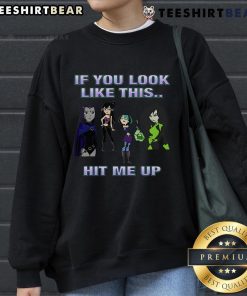 Funny goth girl sweatshirt featuring witty graphics, perfect for those who love unique and humorous fashion statements.