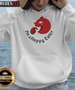 Funny I'm a Happy Eater Hoodie featuring a playful food-themed design, perfect for food lovers and casual wear.