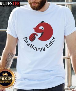 Funny I'M A Happy Eater T-Shirt featuring a playful design perfect for food lovers and casual dining enthusiasts.