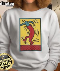 Funny Keith Haring Untitled 24 dance meme sweatshirt featuring vibrant artwork and playful designs, perfect for unique style.