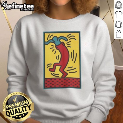 Funny Keith Haring Untitled 24 dance meme sweatshirt featuring vibrant artwork and playful designs, perfect for unique style.