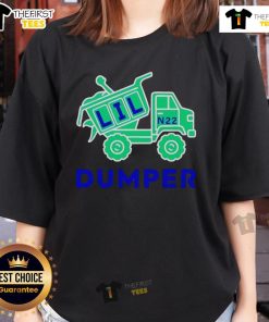 Funny Lil Dumper Truck N22 Ladies Tee featuring a playful truck graphic, perfect for casual wear and truck enthusiasts.