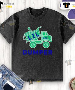 Funny Lil Dumper Truck N22 washed t-shirt featuring a playful truck graphic, perfect for casual wear and truck enthusiasts.