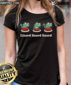 Funny lizard meme on a ladies tee, featuring vibrant colors and a quirky weirdcore design for unique style.