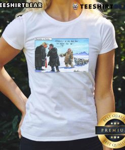 Funny Alaska tee featuring over 100 words for 'no' as a humorous take on Trump and Putin relations.