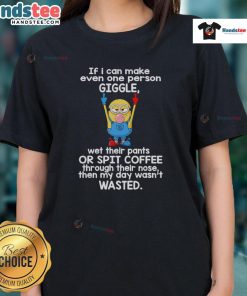 Funny Minion giving the middle finger on a ladies tee, perfect for making someone giggle or wet their pants.