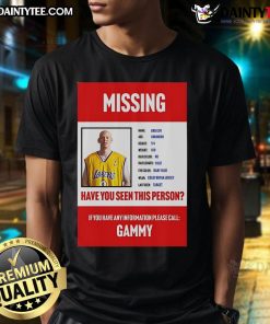 Funny missing bro guy t-shirt design featuring a humorous plea, perfect for friends looking for a laugh.