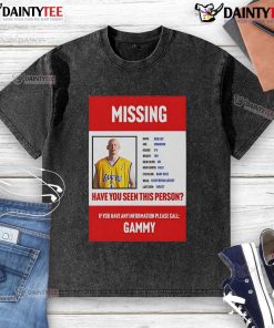 Funny missing bro guy shirt with a humorous 'Have You Seen This Person?' message on a washed t-shirt.